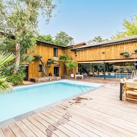 Maison Tropicale Dans La Foret Proche Du Et Du Bassin D'arcachon Vila Sanguinet